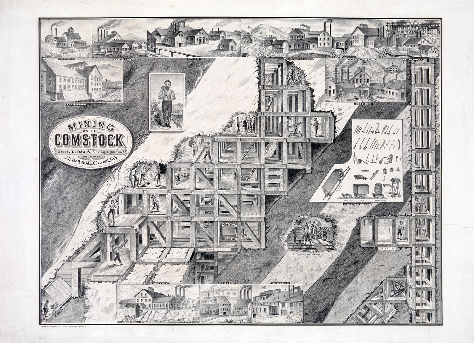 mining on the comstock — historic image