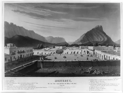 Monterey, as seen from a house-top in the main Plaza, [to the west.] October, 1846
