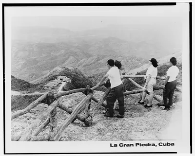 [Photo of Cuba, 1964?: La Gran Piedra"]"