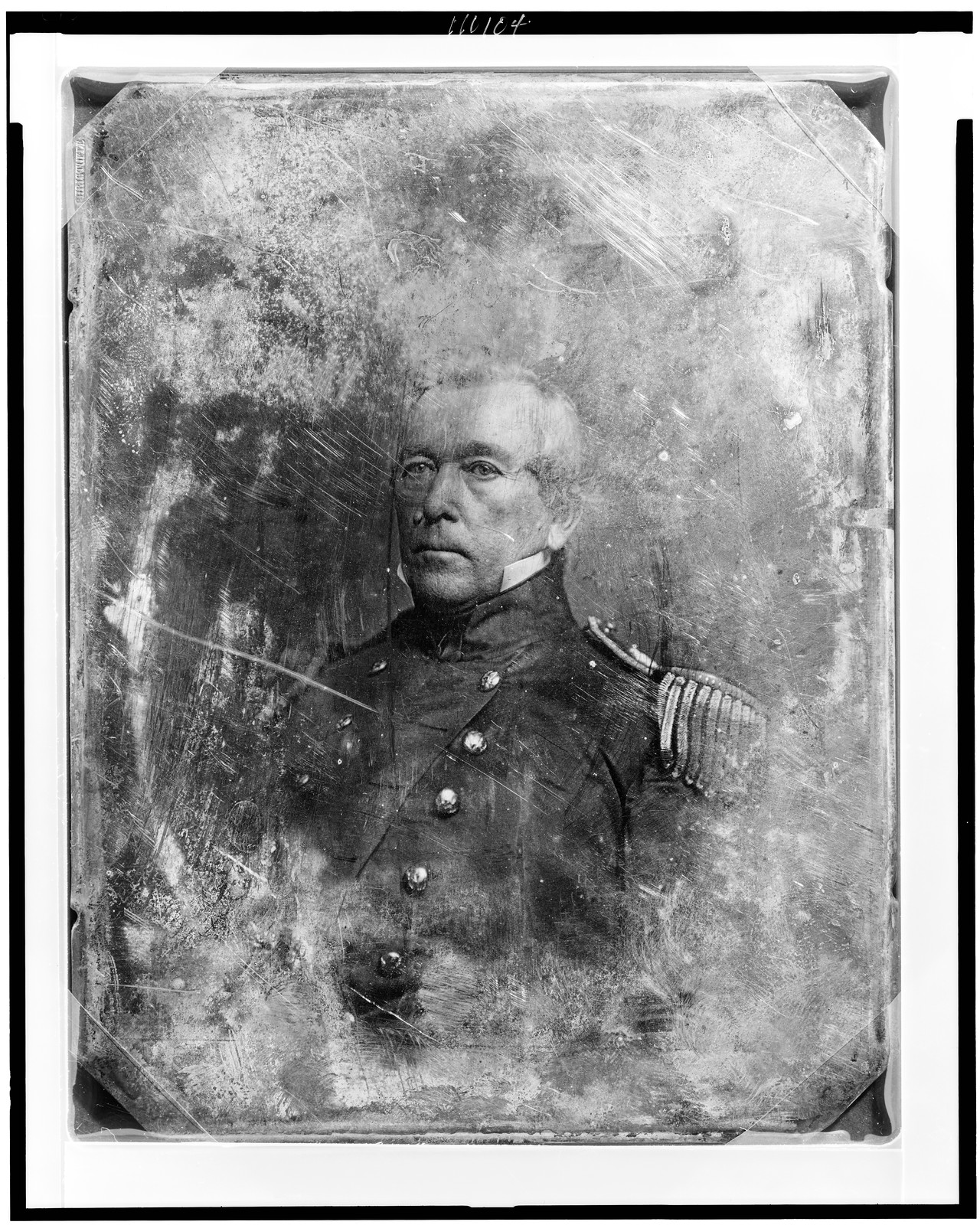 [John M. Washington, head-and-shoulders portrait, three-quarters to the left, in military uniform], [between 1844 and 1853] — historic photograph