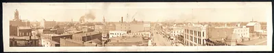 Panorama of Evansville, Indiana, 1914
