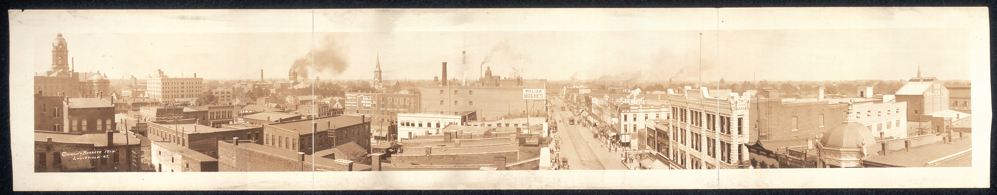 Panorama of Evansville, Indiana, 1914, 1914 — historic image