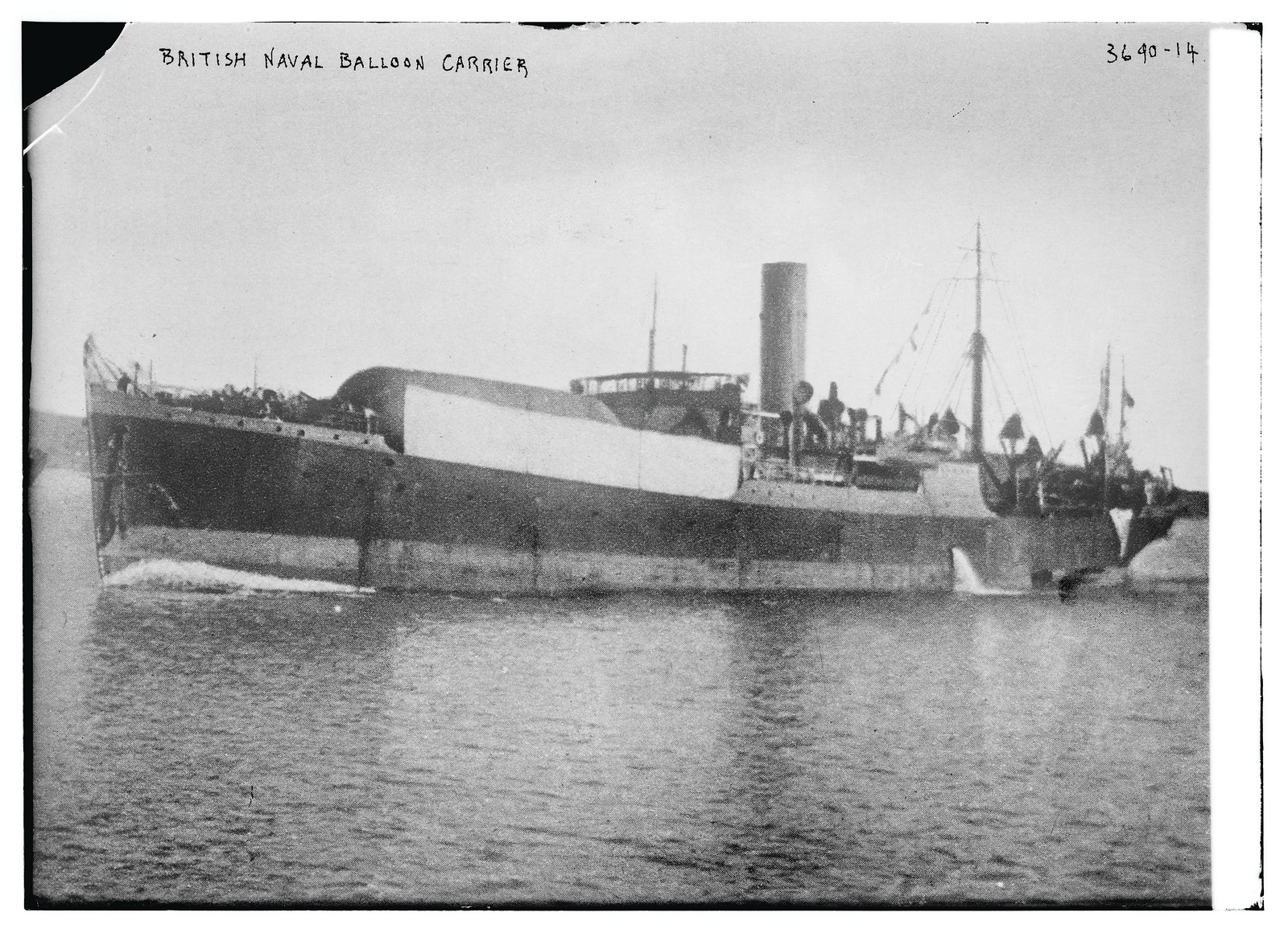 British Naval Balloon Carrier, n/a — historic photograph
