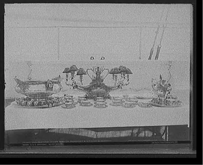 U.S.S. Kentucky, silver service presented by citizens of Kentucky