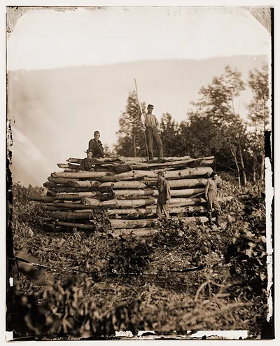 Elk Mountain Maryland. Signal tower overlooking Antietam battlefield