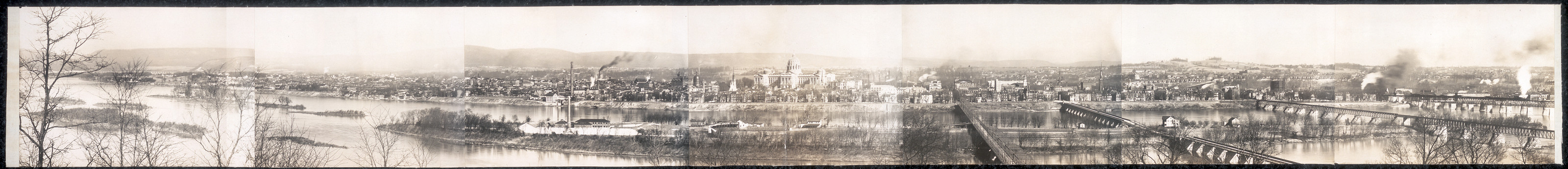 Harrisburg from Fort Harlington, Pennsylvania, 1906, 1906 — historic image