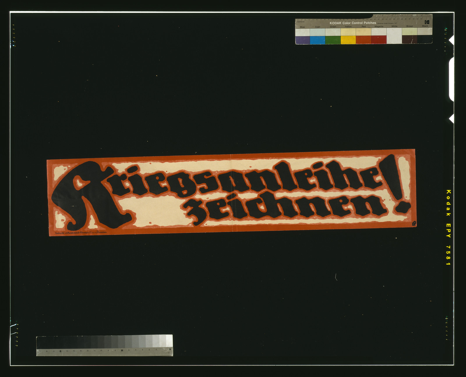 Kriegsanleihe zeichnen! / LO., 1914 — vintage poster