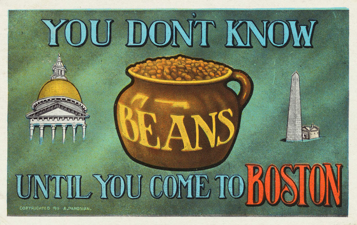 You Don't Know Beans until You Come to Boston bpl — historic image