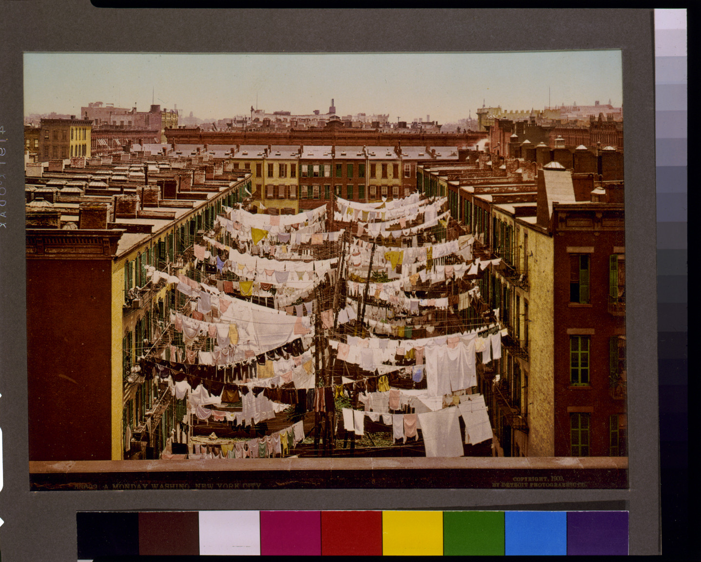 A Monday washing, New York City, c1900. — historic print