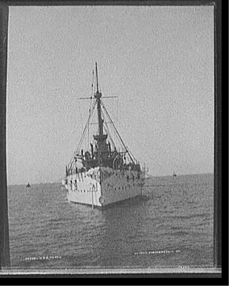 U.S.S. Texas, c1895. — historic photograph