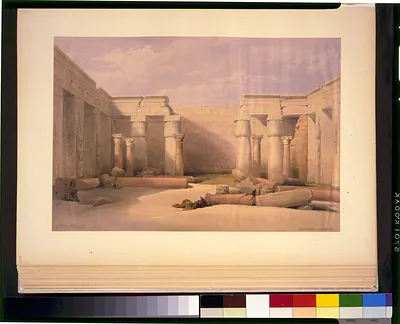 Medinet Abou, Thebes / David Roberts, R.A.