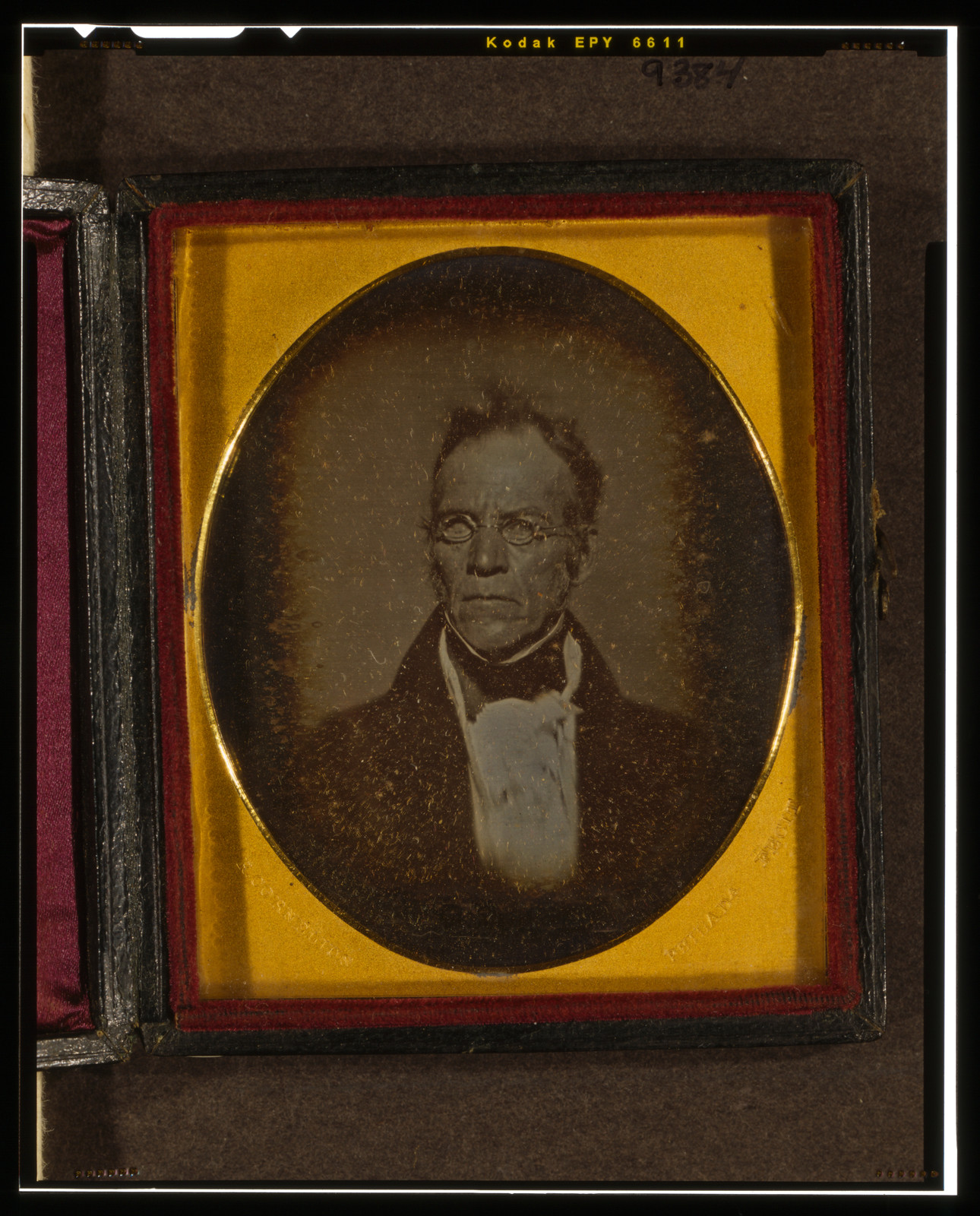 [Isaiah Lukens, head-and-shoulders portrait, facing left], [1840 or 1841] — historic photograph