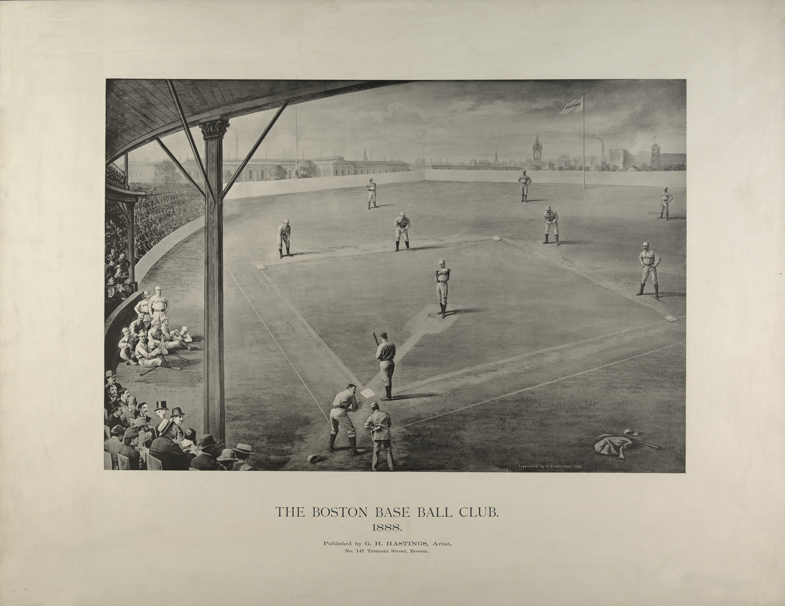 The Boston Base Ball Club, 1888 — historic image