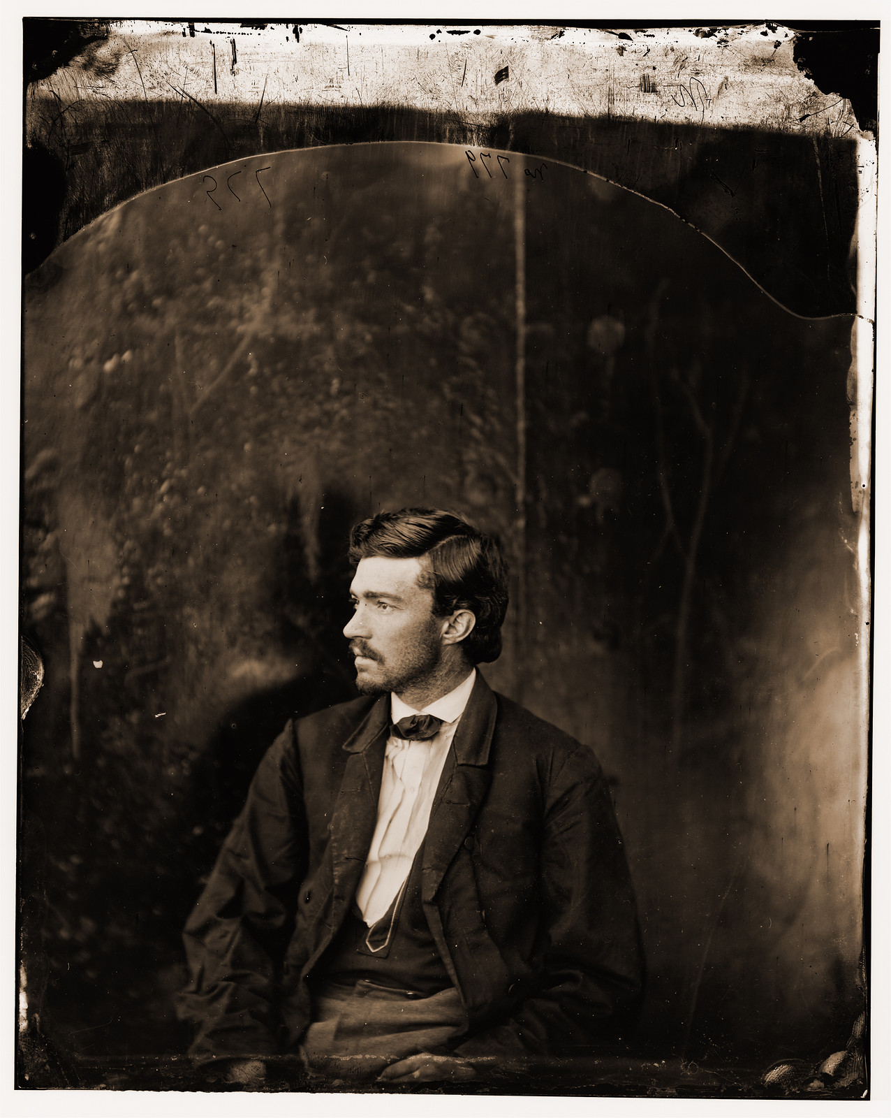 Washington Navy Yard District of Columbia. Samuel Arnold a conspirator (seated), 1865 — historic photograph