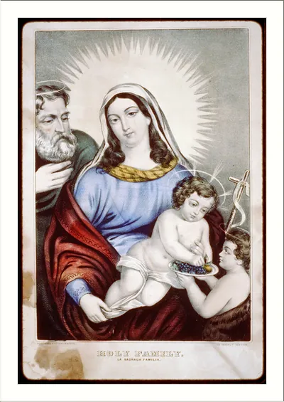 Holy Family (La Sagrada Familia), Currier and Ives lithograph