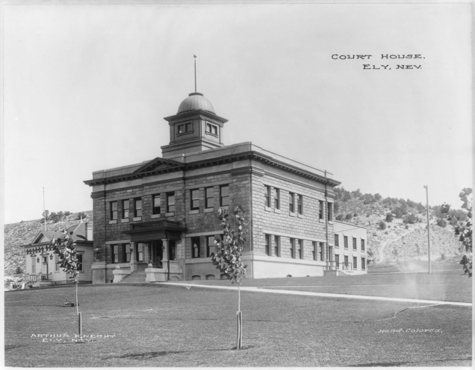 [White Pine County] Court House, Ely, Nev., [no date recorded on caption card] — historic photograph