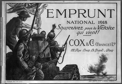 Emprunt National 1918: Souscrivez pour la Victoire qui vient!