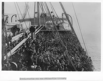 Immigrants on an Atlantic Liner