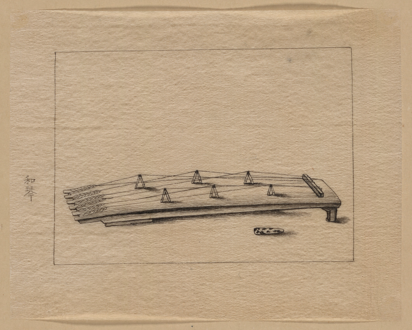 [Japanese drawing], 1750 — historic drawing