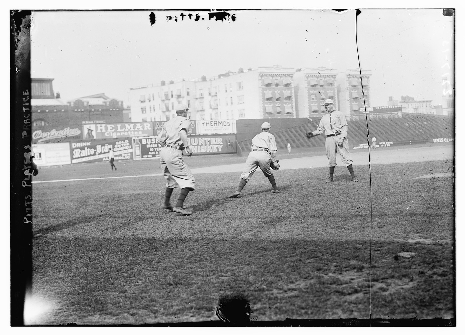 Pittsburgh players practicing, Pittsburgh, NL (baseball), [1911] — historic photograph
