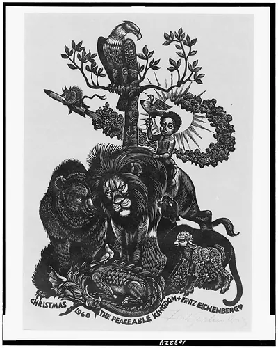 Christmas 1960, the peaceable Kingdom / Fritz Eichenberg.
