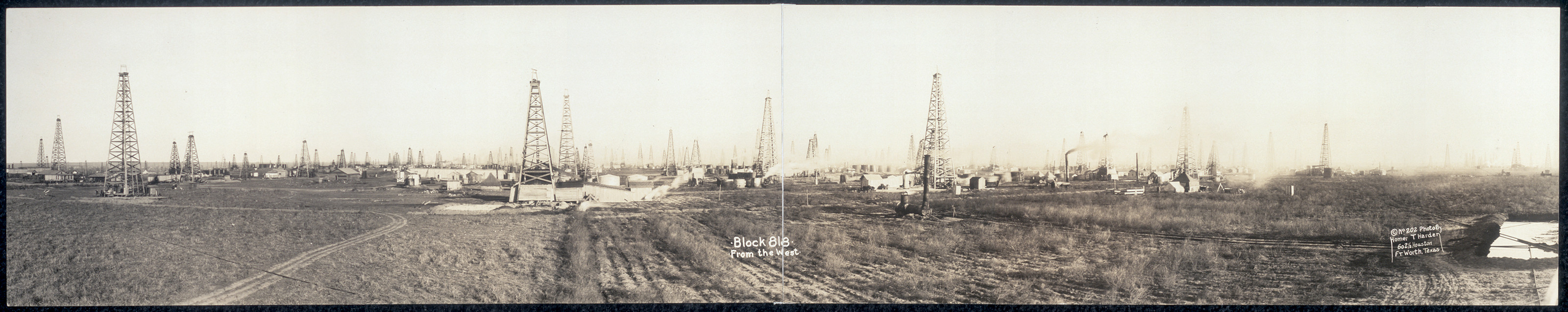 Block 818 from the west Witchita Cty, Texas, 1919, 1919 — historic image