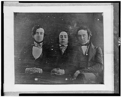 [Henry, George and Stephen Childs, half-length portrait, facing front]