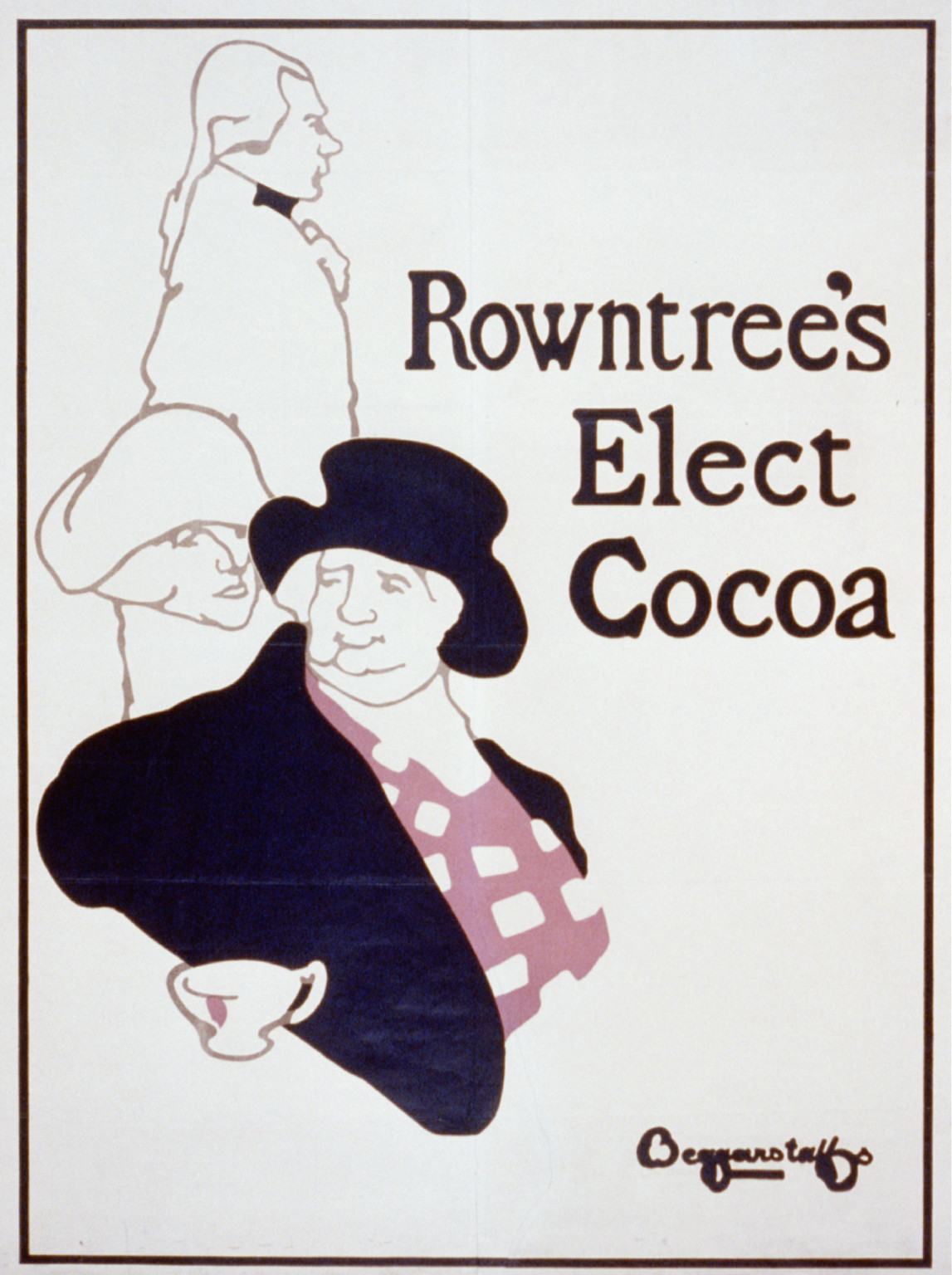 Rowntree's elect cocoa / Beggarstaffs., [London, 1895] — vintage poster