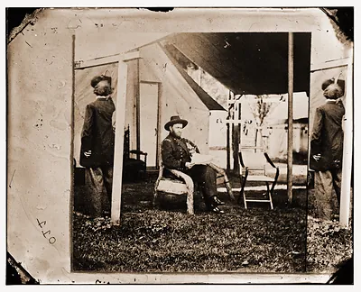 Cold Harbor Virginia. U.S. Grant at his headquarters