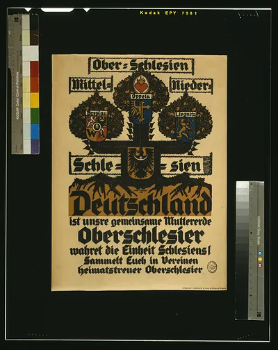 Oberschlesien poster: Deutschland ist unsre gemeinsame Muttererde