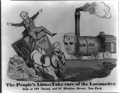 The people's line--Take care of the locomotive