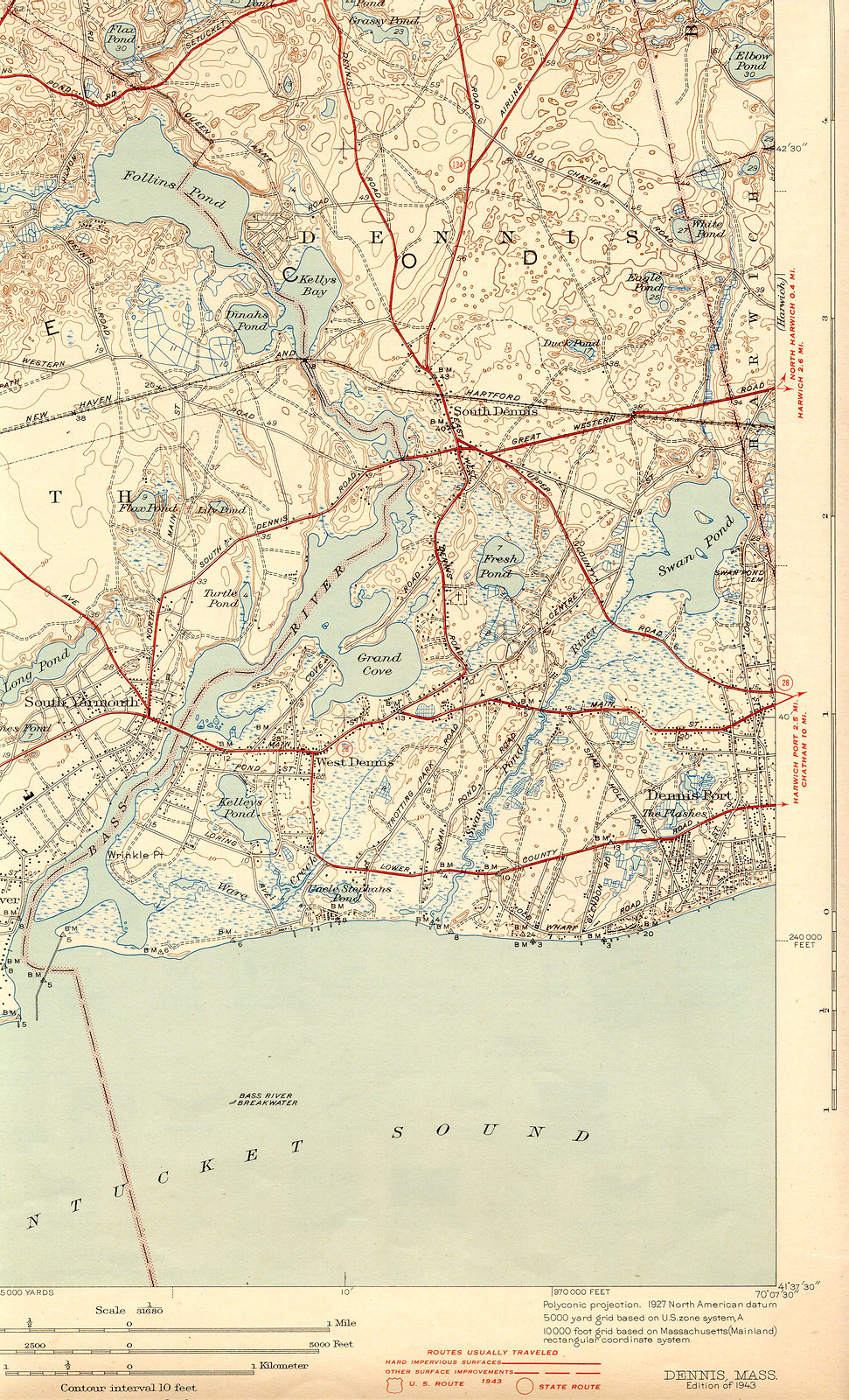 dnns 43 se, Massachusetts — antique map