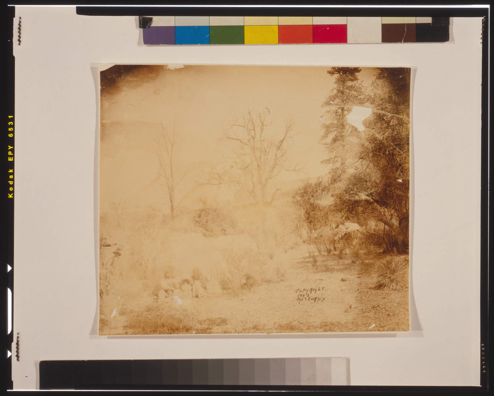[Apache Mescal camp], c1903. — historic photograph