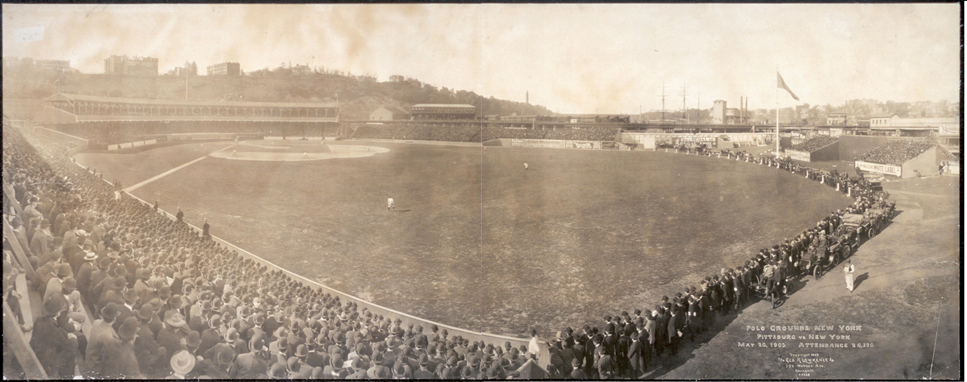 Polo Grounds, New York, Pittsburgh, 1905, 1905 — historic image