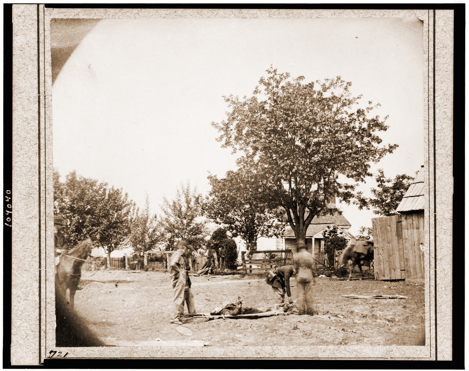 Scene of Ewells attack May 19 1864 near Spottsylvania i.e. Spotsylvania Court House, 1864 — historic image