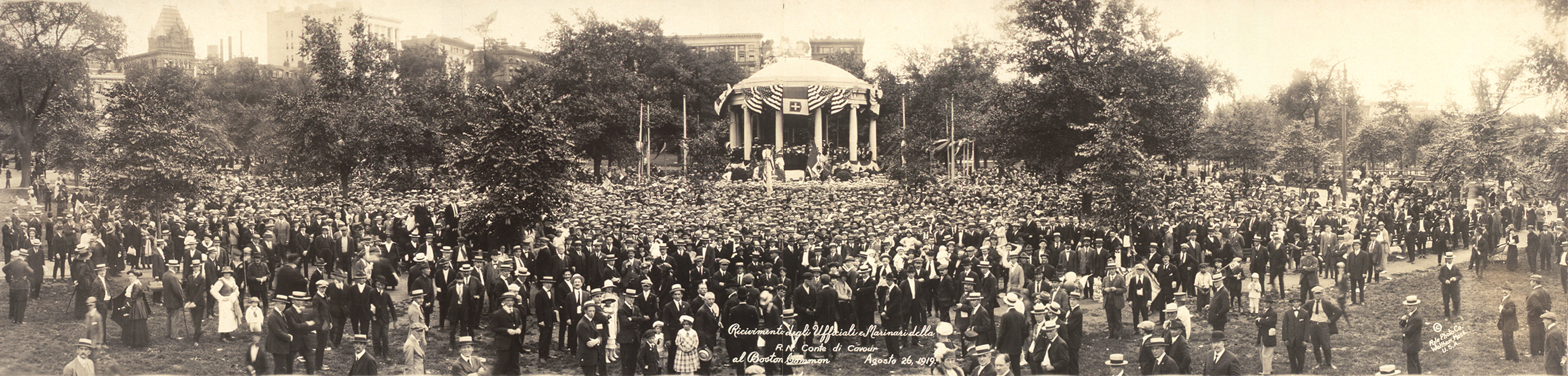 Boston Common, Massachusetts, 1919, 1919 — historic image