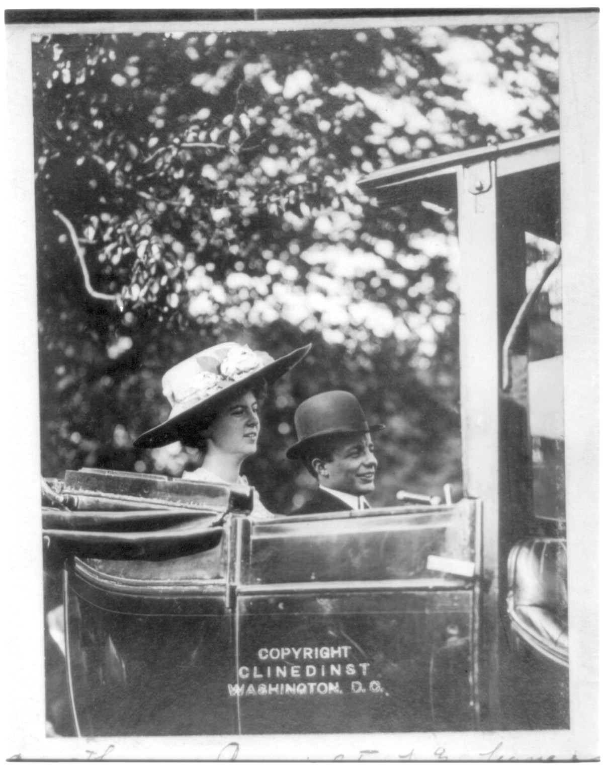 Theodore Roosevelt Jr. & Fiancée, Miss Eleanor Alexander, c1910 June 9. — historic photograph