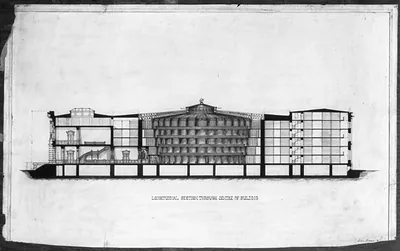 [Library of Congress, Washington, D.C. Longitudinal section]
