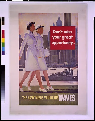 Don't miss your great opportunity--the Navy needs you in the Waves / John Falter, USNR.