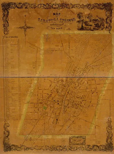 Saratoga Springs 1850 s light, New York