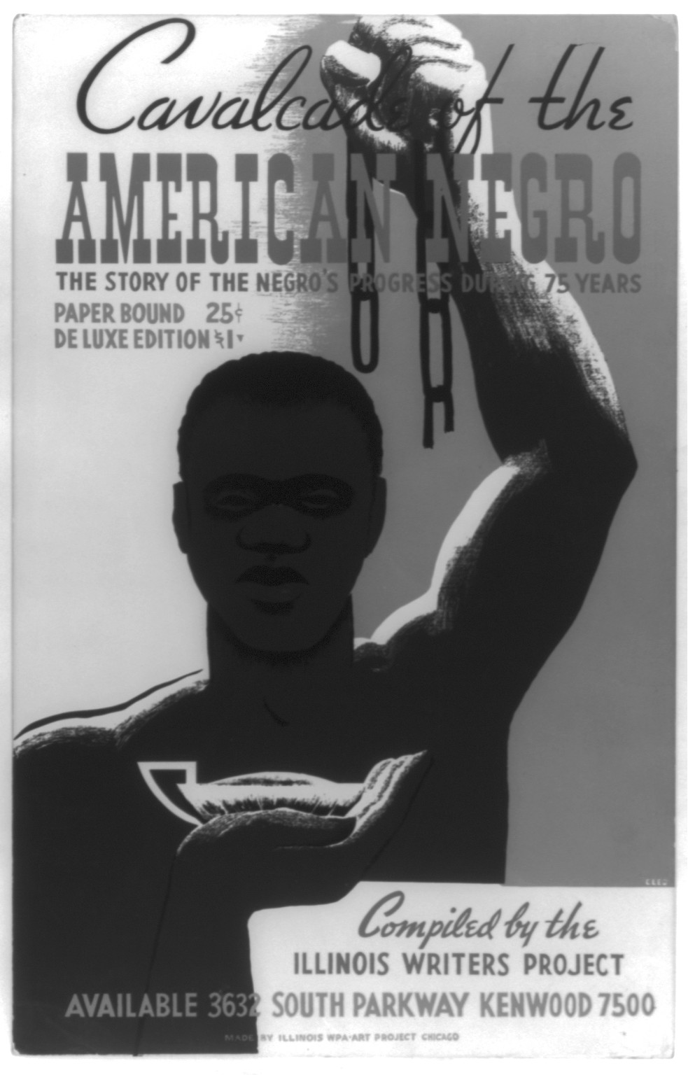 Cavalcade of the American negro The story of the Negros progress during 75 years comp, 1940 — vintage poster