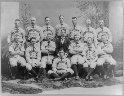 Brooklyn base ball team, 1889
