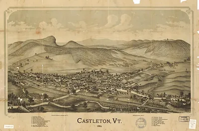 Castleton, Vermont, 1889