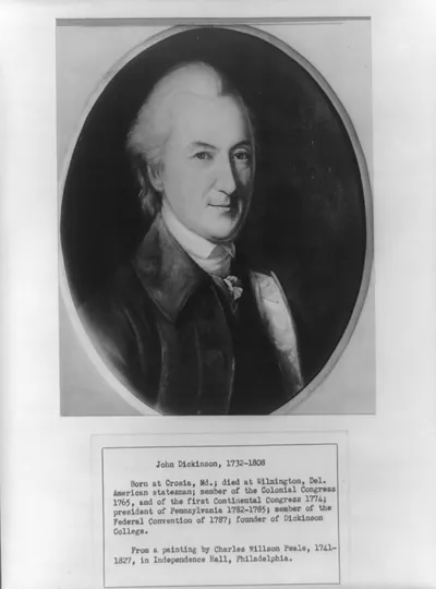 [John Dickinson, head-and-shoulders portrait, facing slightly right]