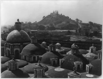 Convento y Iglesia de San Francisco, Cholula, Puebla, Mexico