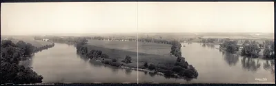 River from Starved Rock, Illinois, 1914
