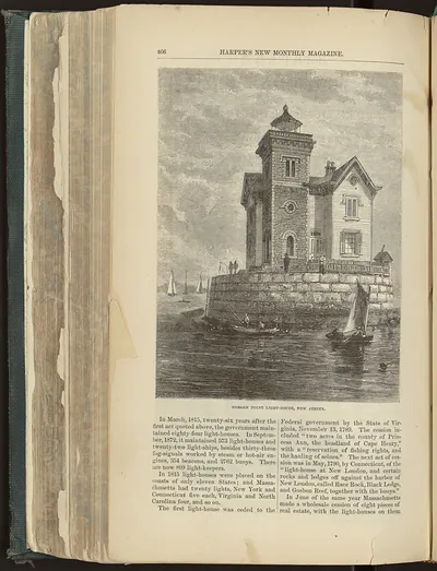 Bergen Point light-house, New Jersey / A.T. Sears, sc.
