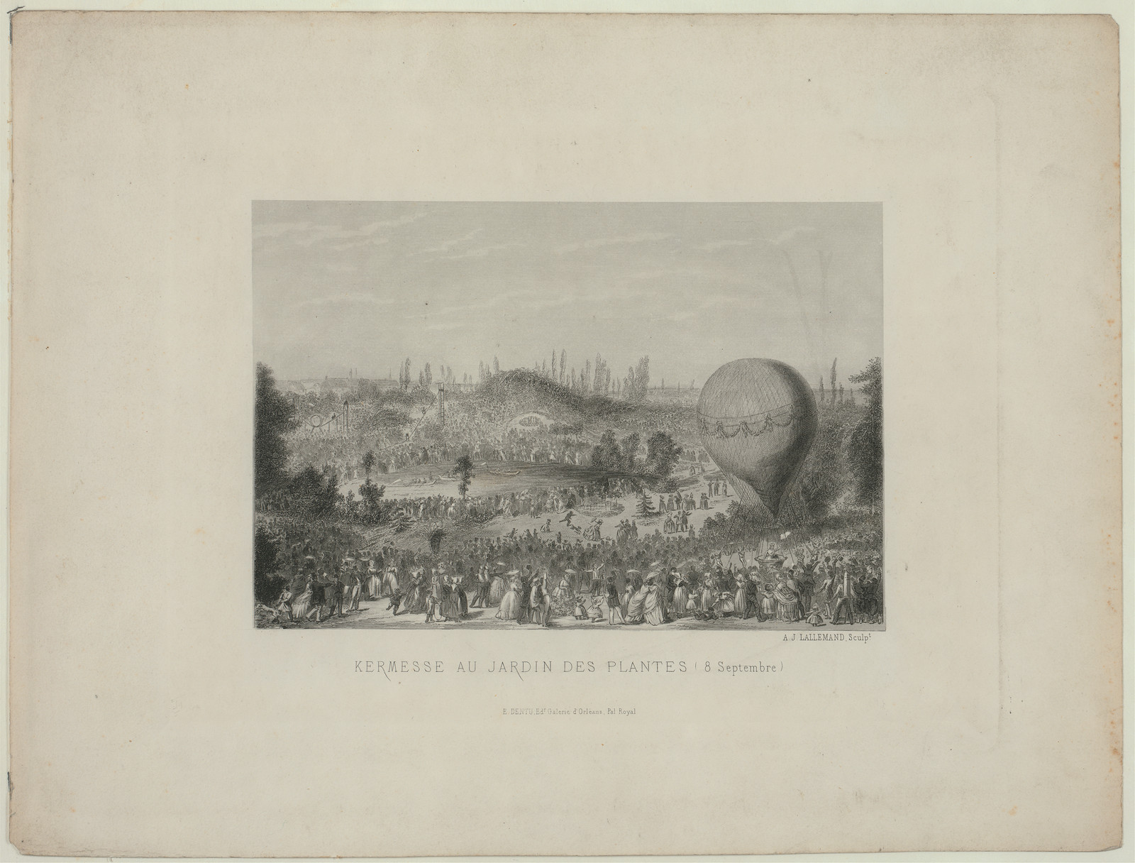 Kermesse au Jardin des Plantes (8 Septembre) — historic image