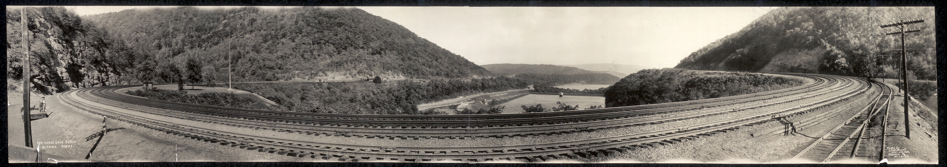 The Horseshoe Curve, Altoona, na, Pennsylvania, 1934, 1934 — historic image