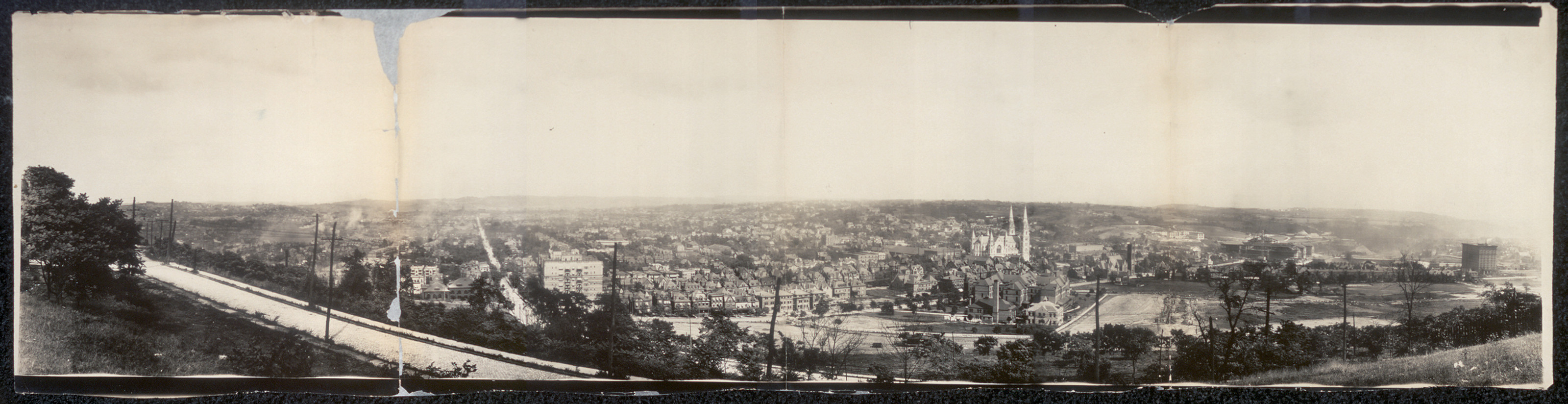 Bellefield from the hills, Pennsylvania, 1905, 1905 — historic image